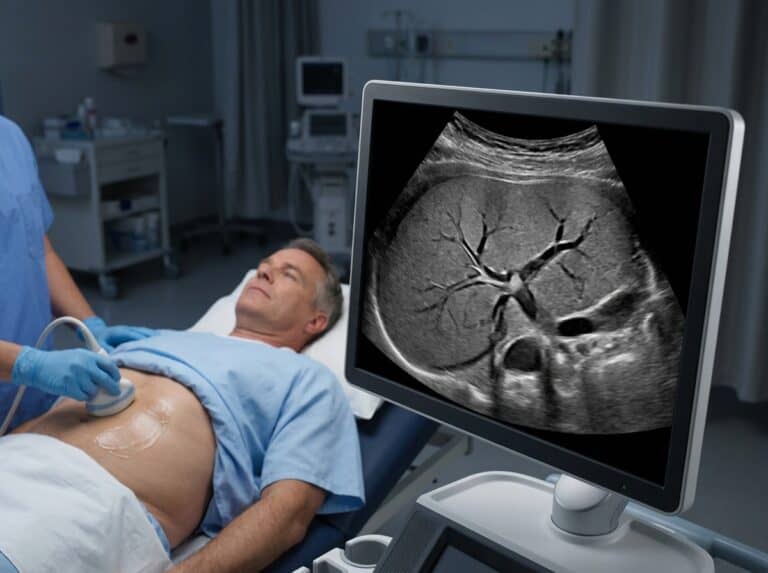 normal vs abnormal liver ultrasound 3
